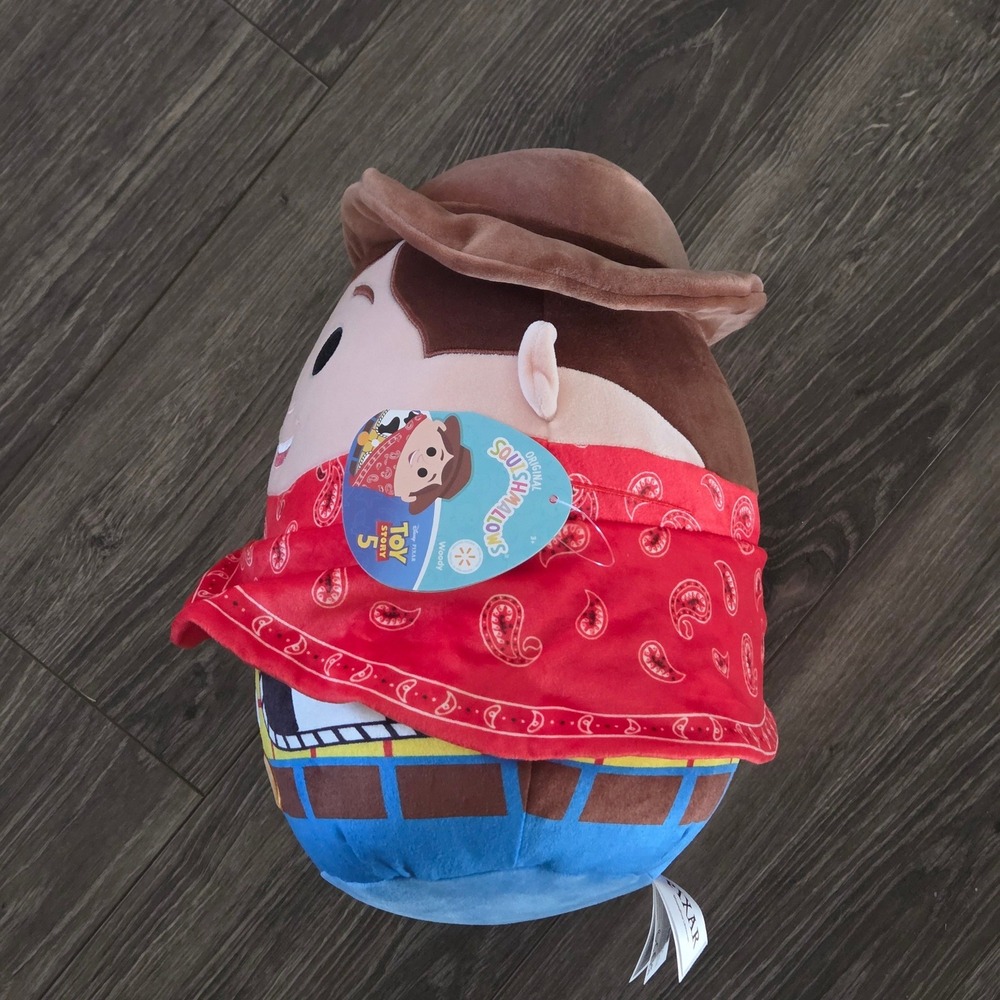 Squishmallows Disney Pixar Woody Toy Story 5 Plush Kids 10 Inch Exclusive NEW - Picture 4 of 6